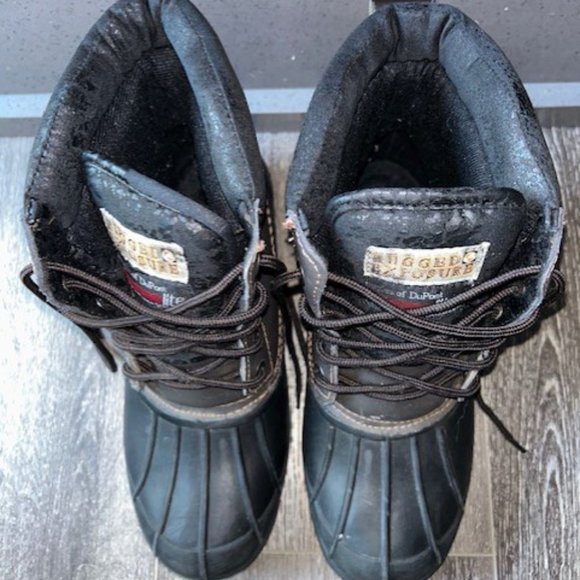 Mens Rugged Exposure Blizzard Thinsulate Leather Upper Duck Boots Size 10 - Picture 5 of 9